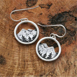 Fashion Jewelry Hook Earring Mountain peaks Earring Round Earring