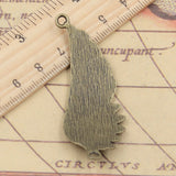 5pcs Charms Angel Wings Connector 60x22mm Tibetan Bronze Silver Color Pendants Antique Jewelry Making DIY Handmade Craft