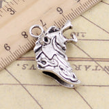 5pcs Charms Howling Wolf Head 32x20mm Tibetan Silver Color Pendants Antique Jewelry Making DIY Handmade Craft