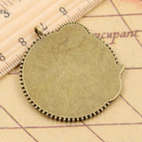 5pcs Charms Solar System Galaxy 41x37mm Tibetan Bronze Silver Color Pendants Antique Jewelry Making DIY Handmade Craft Pendant