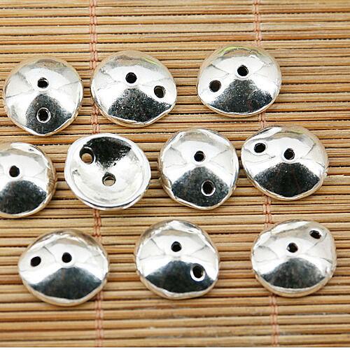 12pcs tibetan silver smooth surface 2holes connector design EF1588