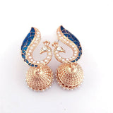 Fashion Jewelry Stud Earring The peacock Pearl lantern Retro Earring