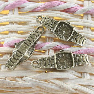 14pcs antiqued bronze wrist watch pendant charm G652