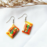 Fashion Jewelry Hook Earring instant noodles Earring Food Earring