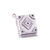 10pcs Charms Book Holy Bible 23x19mm Tibetan Silver Color Pendants Antique Jewelry Making DIY Handmade Craft