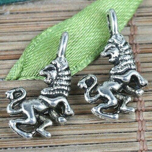 30pcs tibetan silver color animal design charms EF0299