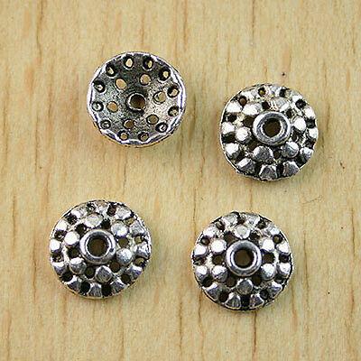 50pcs Tibetan silver crafted torus beads H1036