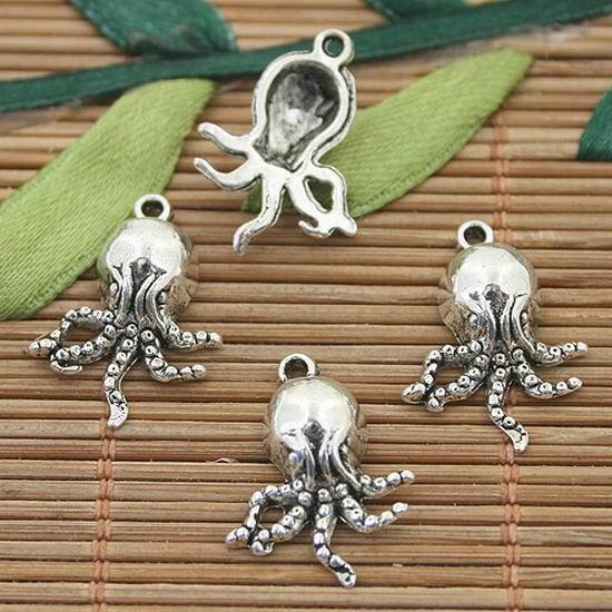 20pcs dark silver tone Sea Fish charms h3183