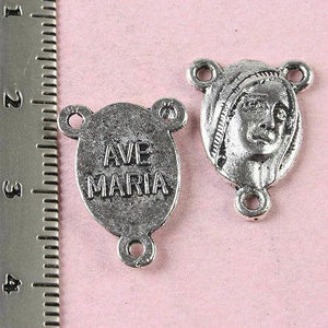 20Pcs Tibetan silver MADONNA MEDAL charms  h1693