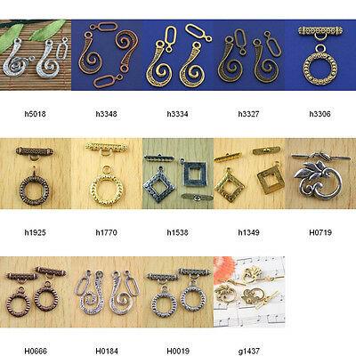 assorted styles toggle clasps for Necklace clasp making DIY