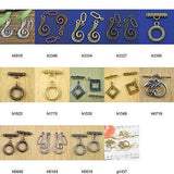 assorted styles toggle clasps for Necklace clasp making DIY
