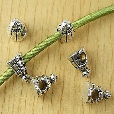 10pcs Tibetan silver pagoda barrel fit bracelet h2565