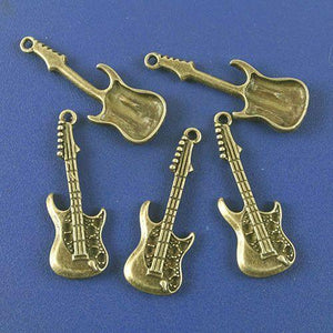 8pcs antiqued brass music instrument pendant G966