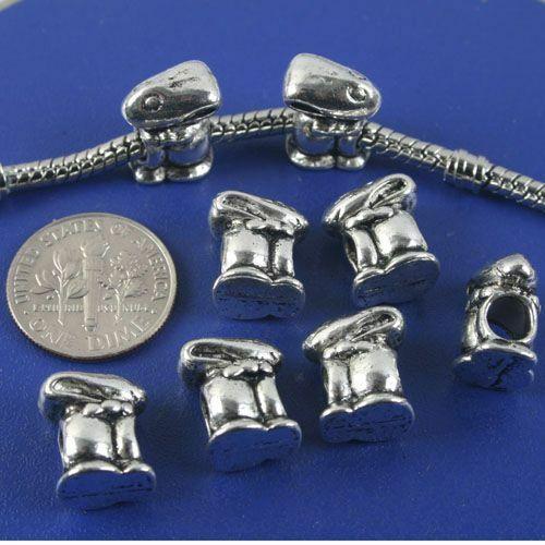 10pcs antiqued silver pattern spacer beads G1323