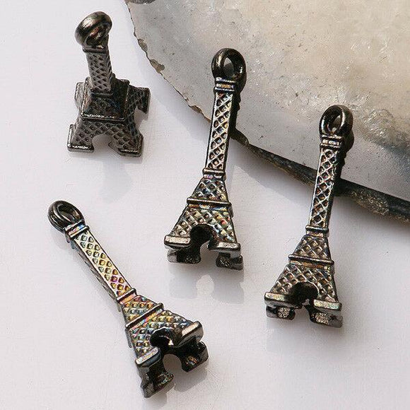 10pcs Mixed color  tower  design  charms  EF3374