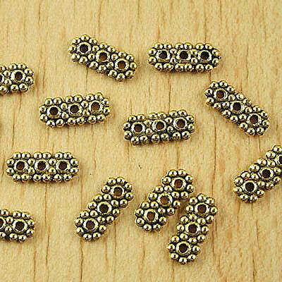 50pcs dark gold-tone 3 in 1 charms findings h1831