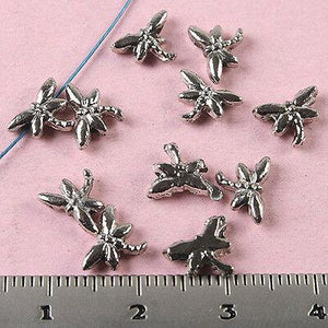 80pc Tibetan Silver Dragonfly Beads Findings h0419