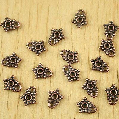 70pcs copper-tone studded star charms finding h1384