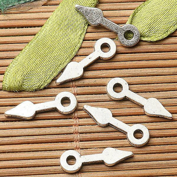 120pcs dark silver color little arrow design charms  EF2755