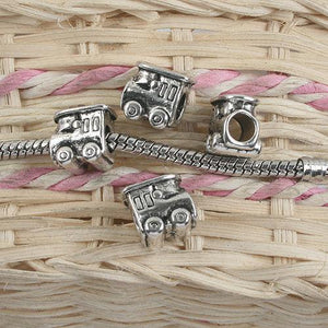 6pcs antiqued silver  steam roller machine design spacer beads G902