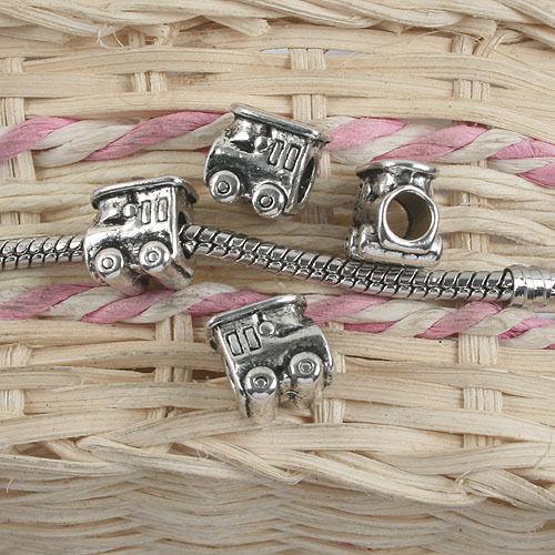 6pcs antiqued silver  steam roller machine design spacer beads G902