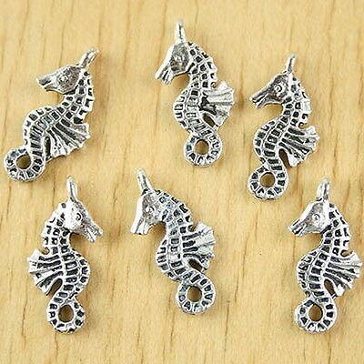 16pcs Tibetan silver color seahorse hippocampi charms h2763
