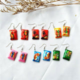 Fashion Jewelry Hook Earring instant noodles Earring Food Earring