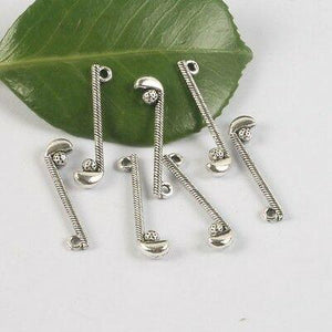 16pcs Tibetan silver golf and brassie style pendant h0647