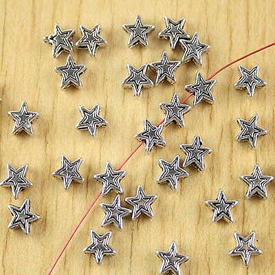 90pcs Tibetan silver star spacer beads h2790