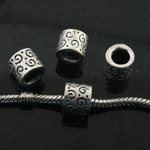8pcs Tibetan Silver delicate spacer Beads Fit Bracelet L0166