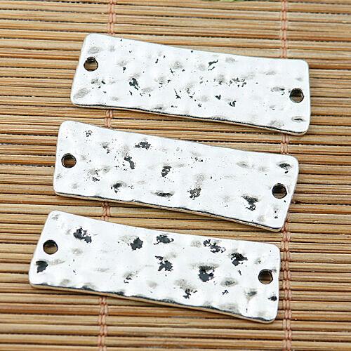 10pcs Tibetan silver 2 holes long shape connectors EF2069