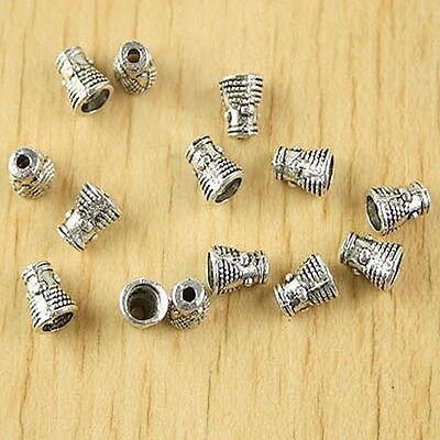 50pcs Tibetan silver strainer beads cap h2800
