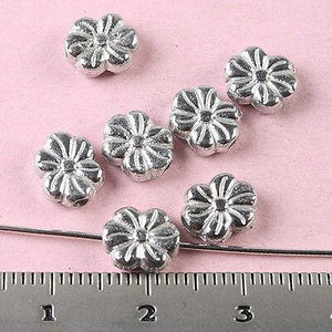 40pcs Tibetan silver daisy flower spacer beads h1564