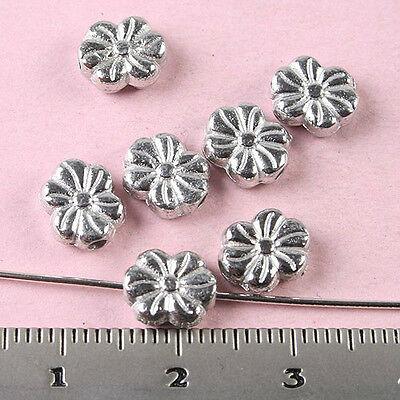 40pcs Tibetan silver daisy flower spacer beads h1564