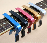 GOLD Trigger Quick Change Key Clamp Capo For Acoustic/Electric/Classic Guitar x1