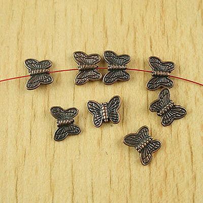 40pcs copper tone butterfly spacer beads H1947