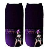 Halloween Socks pumpkin printed Sock Low Cut Ankle Socks one-side pattern only