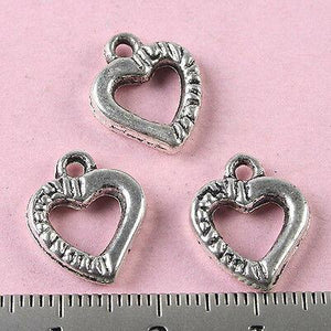 20Pcs Tibetan silver double sided ornate drops h0186