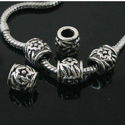 10pcs Tibetan Silver flower spacer Beads l0060