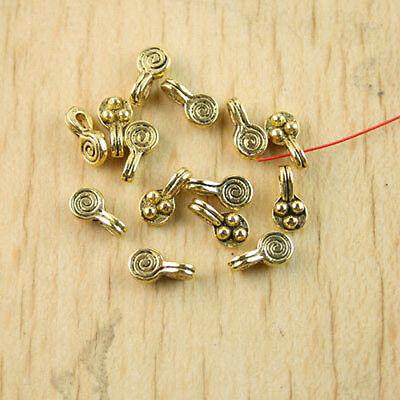 100Pcs dark gold-tone lollipop charms Findings h1303