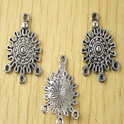 16pcs Tibetan silver immemorial connectors charms H2570
