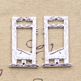 8pcs Charms Beheading Stand 37x21mm Antique Silver Color Pendants DIY Crafts Making Findings Handmade Tibetan Jewelry