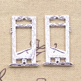 8pcs Charms Beheading Stand 37x21mm Antique Silver Color Pendants DIY Crafts Making Findings Handmade Tibetan Jewelry