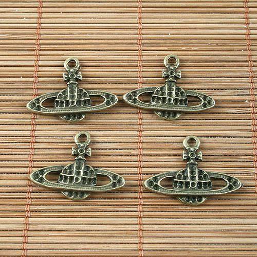 12pcs antiqued bronze pattern pendant G1487