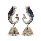 Fashion Jewelry Stud Earring The peacock Pearl lantern Retro Earring