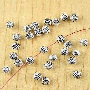 100pcs Tibetan silver little round spacer beads H2620