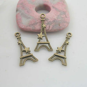 20pcs antiqued bronze color tower design pendant G1830