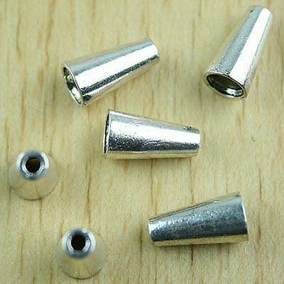14pcs Tibetan silver funneled charm findings h1459