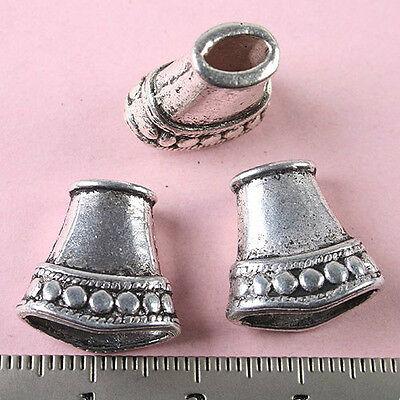 6pcs Tibetan silver vase Spacer Beads h1461