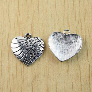 8pcs 24x23.9mm Tibetan silver heart charms H1144